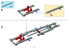 LEGO 8258 instructions page 10 – build guide